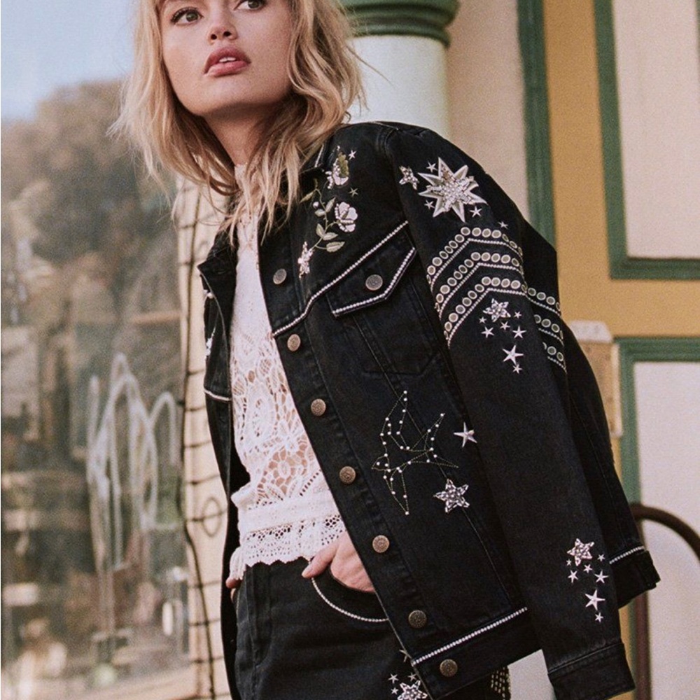 Spell Designs Celestial Denim Jacket in great condition